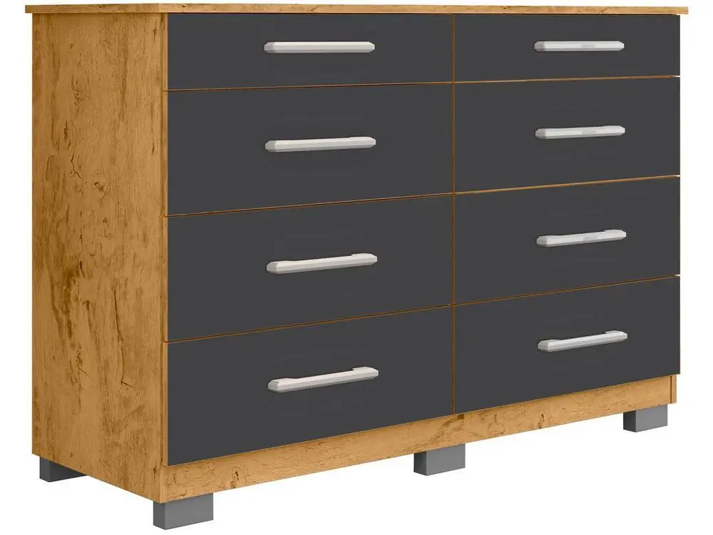 Araplac Denver 8 Drawers Dresser