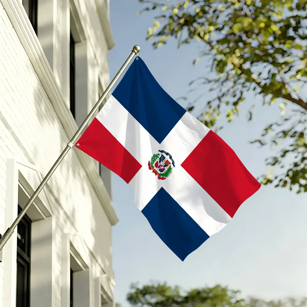 The D-Dominican Republic National flag For Living Room Home Dorm Decor Wall Outdoor Camping Party Banner Gifts