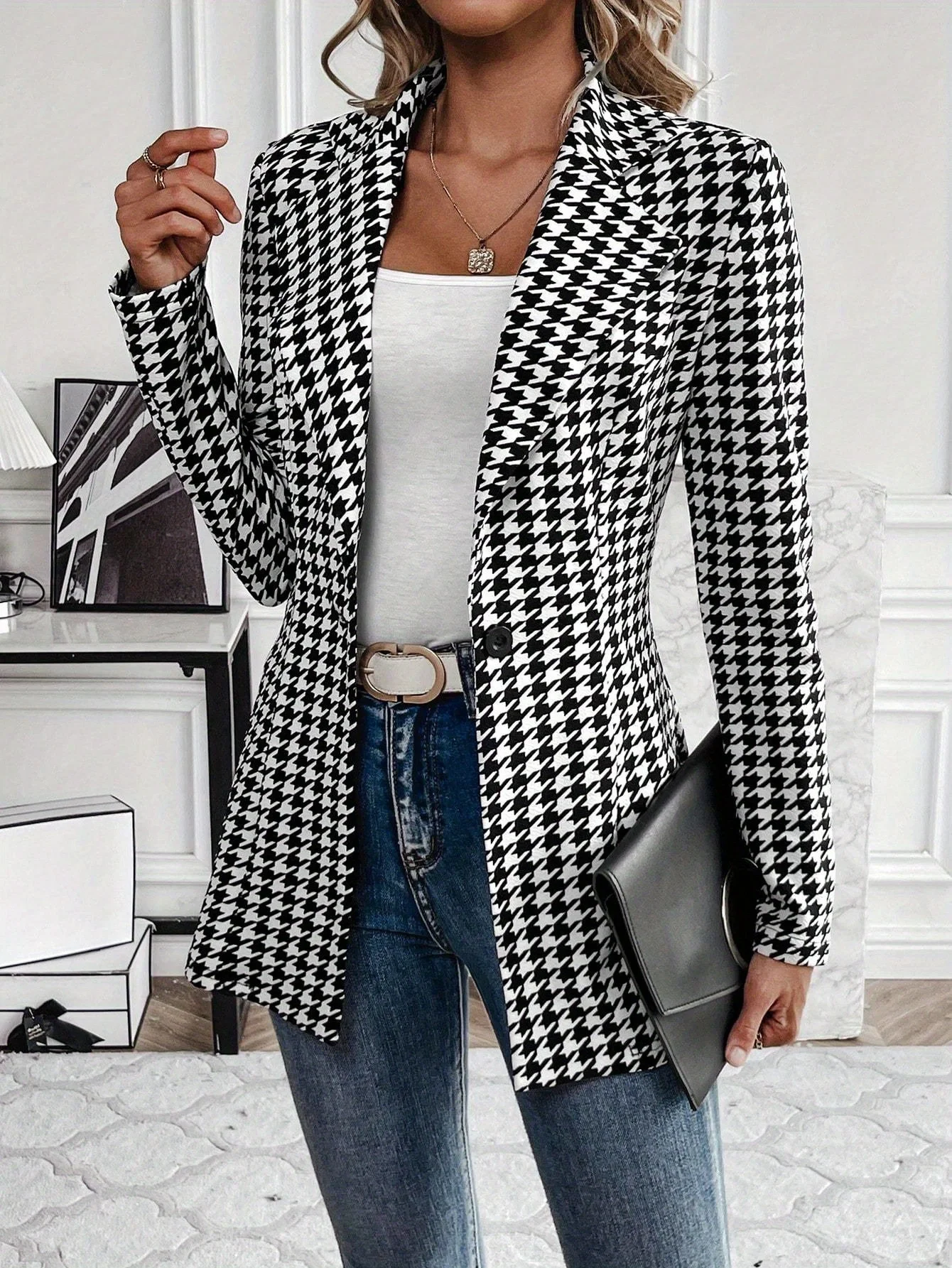 

Ladies' slim fit suit jacket