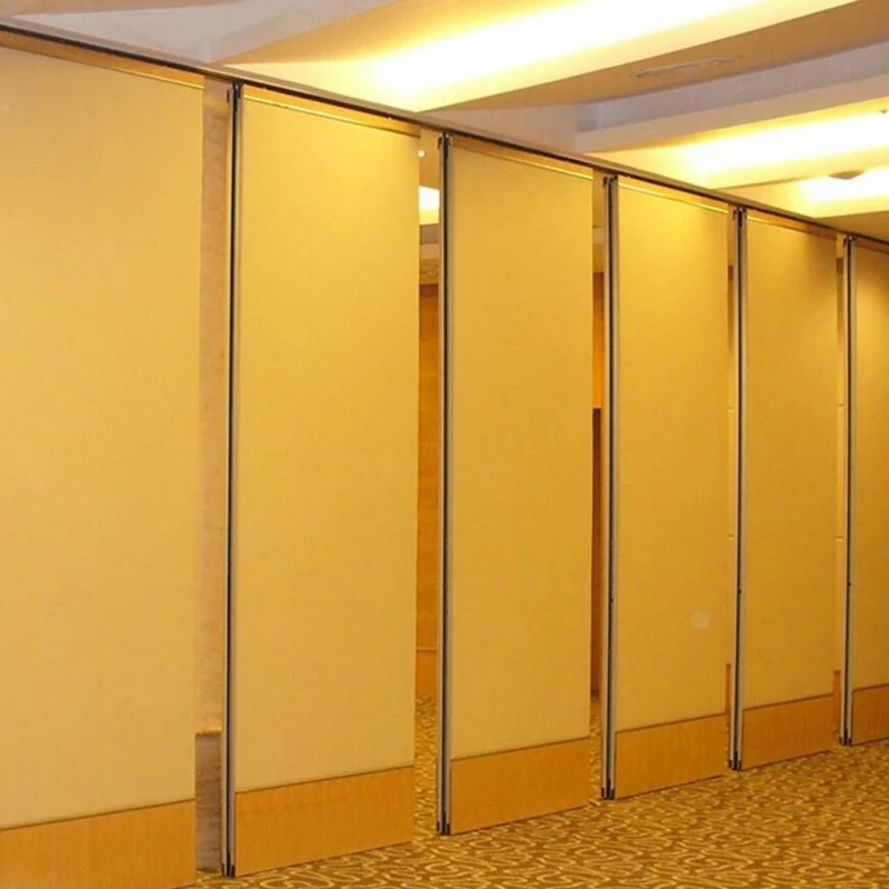 Soundproof Room Divider Partition, parede móvel deslizante, divisórias dobráveis, Paredes acústicas operáveis, Hotel Banquet Hall