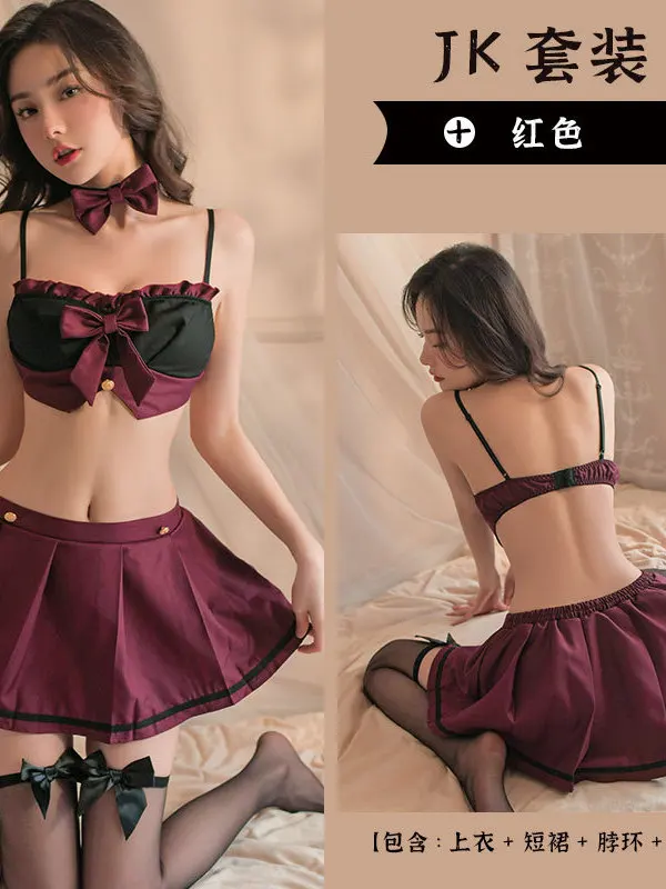 Student Uniform Dark Temptation Mature Charm Gentle English Female Student Uniform Hair Academy Handwear Female Skirt Set I3UU