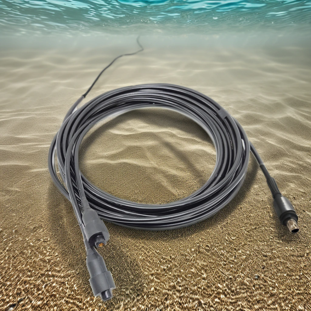 Custom HF50CXILF 1P Rubber Connector IP69 Waterproof Underwater RF Coaxial Adapter 5m LED Power PC Cable Connector