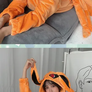 Pijama Anime Unisex für Erwachsene, Uzumaki, Kurama, Kyuubi, Fox, Fantasy Cosplay, Flanela -Jumpsuit, Overalls, Material, Kigurumi 8 Hauptverkaufsfuchs -Pyjama - №7