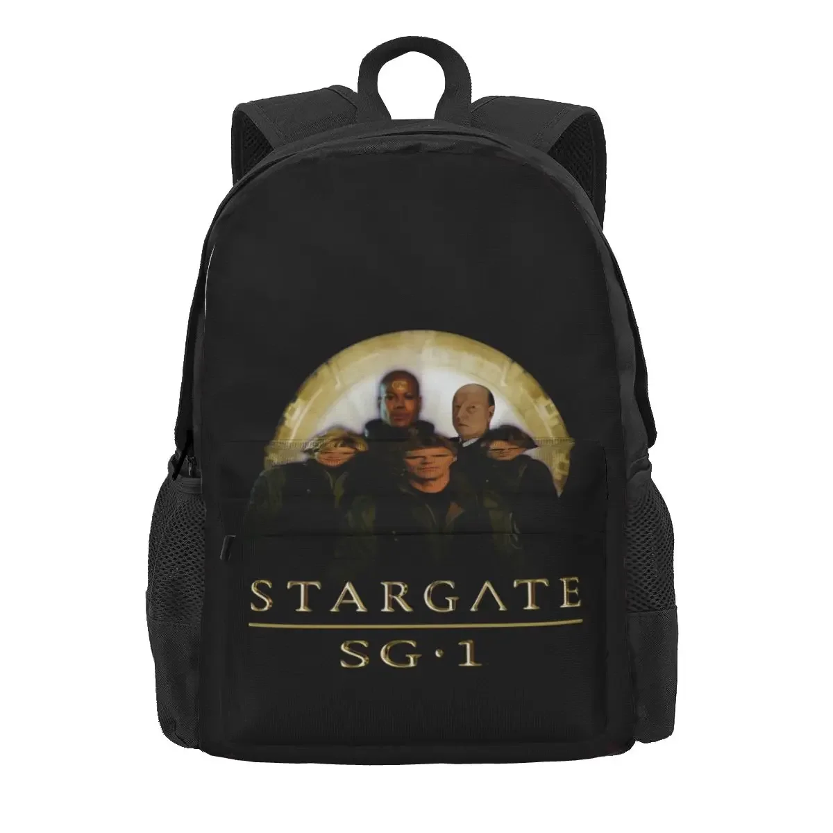Stargate Sg1 Team Sci Fi Tv Alien Show حقيبة ظهر ذات سعة كبيرة حقيبة حمل رياضية محمولة متعددة الوظائف #2