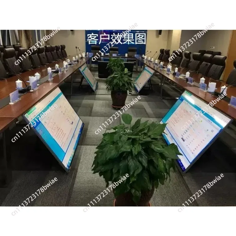 32-75 inch LCD TV mobile bracket stage rostrum mobile low cart floor bracket seat frame