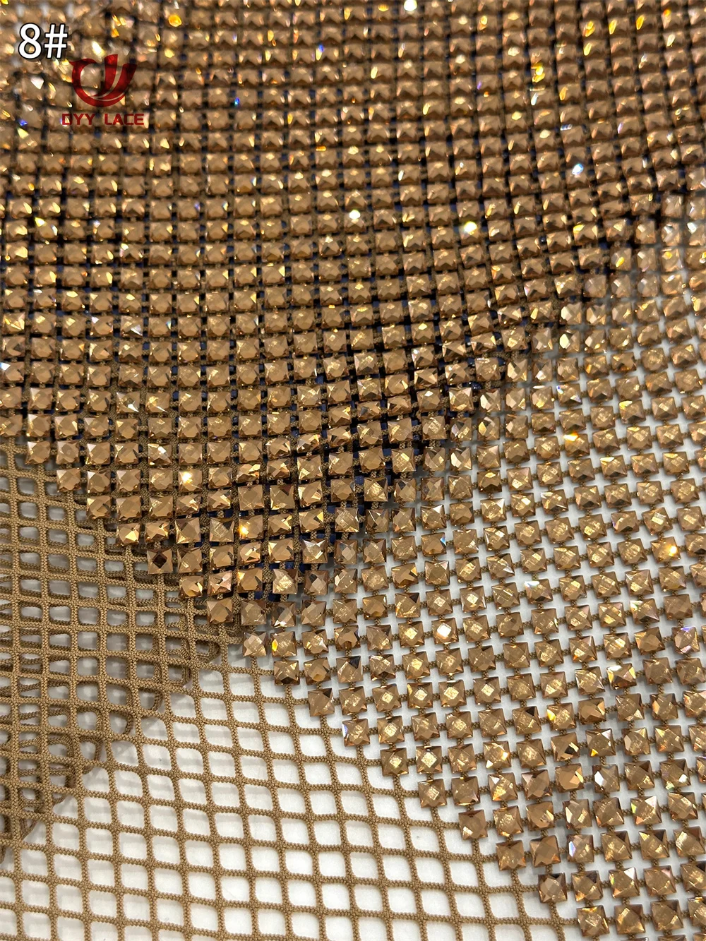 

2025 African Lace Fabric High Quality Big Stones Embroidery For Women Wedding Dress Nigerian Lace Fabric 5 Yards