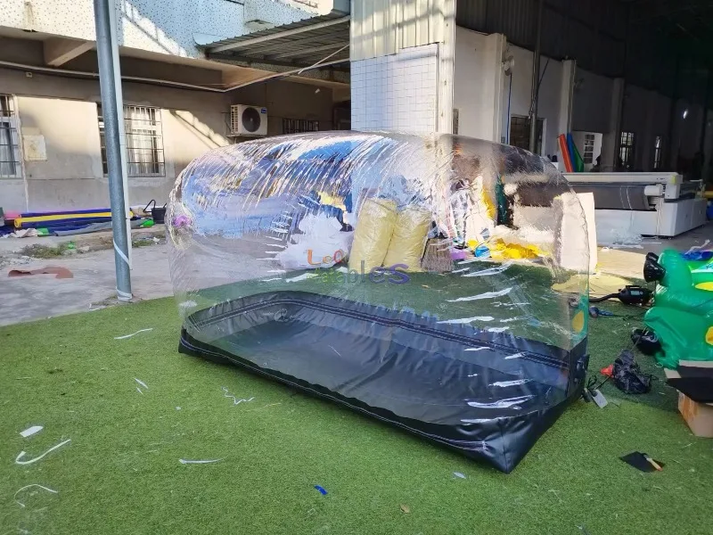 Folding Inflatable Bicycle Blister Portable Inflatable Motorcycle Garage Capsule Packing Shelter Tent