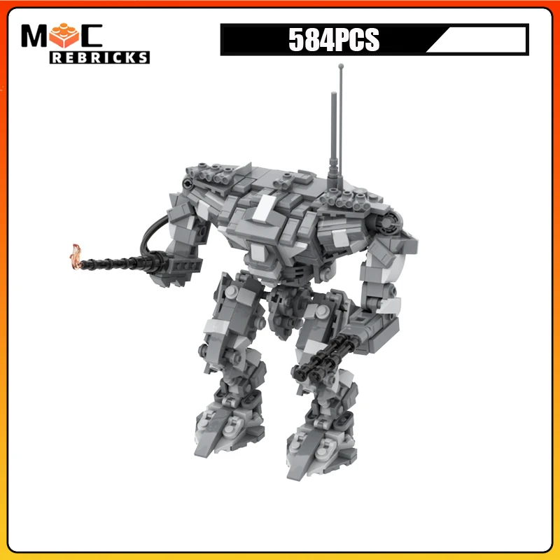 MOC Building Blocks Star Movie Space War Battle Robot High-tech Humanoid Weapon Mecha Model Sets DIY Brick Toys Puzzle Xmas Gift