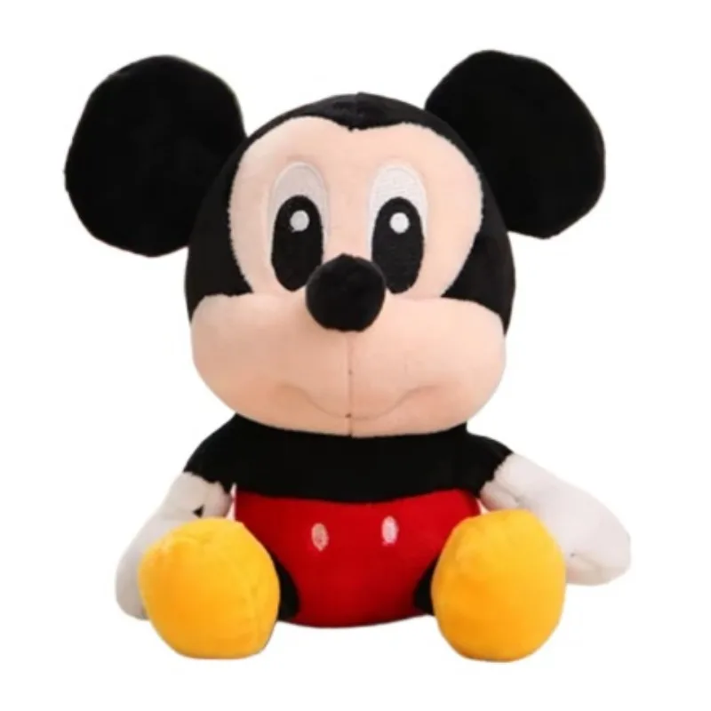 High quality Genuine Disney Mickey Mouse Minnie Daisy Plush Toy Doll 18cm Children toy Birthday Christmas Gift 2024 New