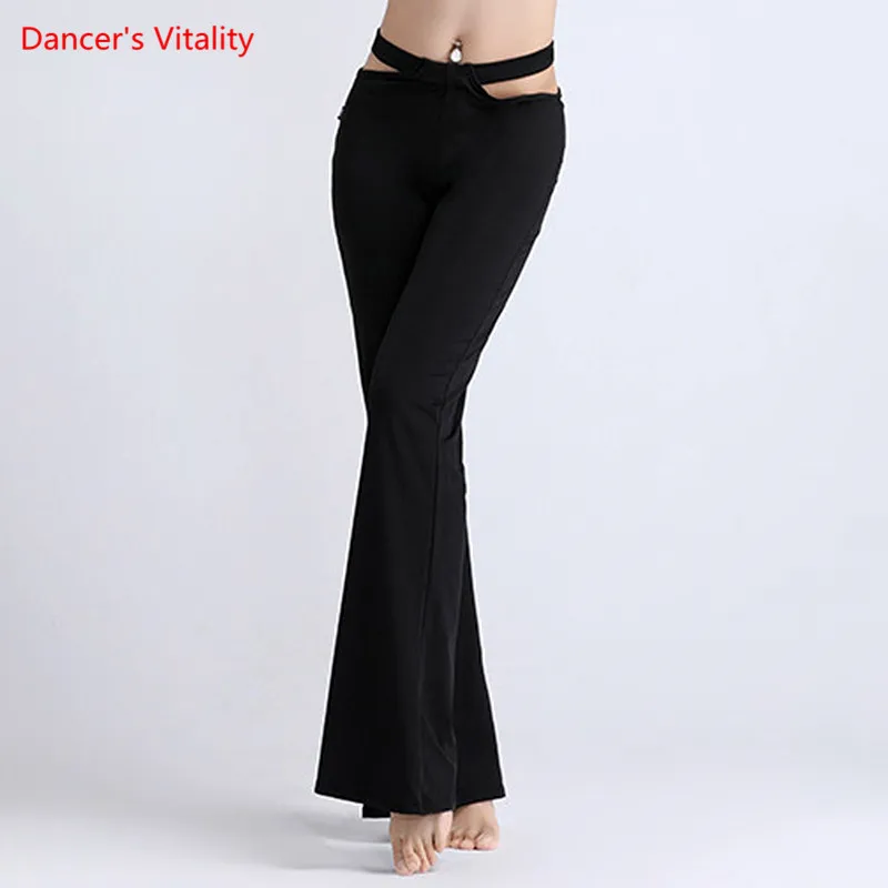 Belly Dance Female Adult Fashion Elegant Long Pants Practice Clothes Woman Profession Performance Trousers Training Clothing