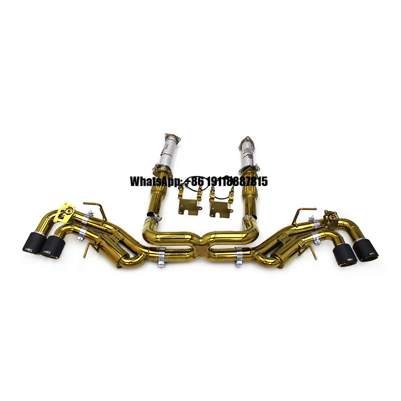 

Выхлопная система OEM Valves SUS304 Catback с теплозащитным экраном и прямым даунпайпом для Chevrolet CORVETTE C8 2019-2023, для автоспорта