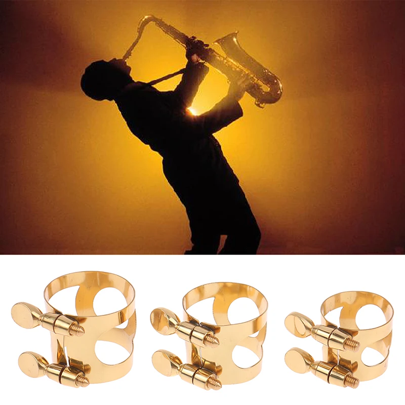 Sax Saxophon Mundstück Ligatur Clip Climp Langlebige Verschluss Kappe Für Alto/Sub Alto/Treble Sax Saxophon Mundstück Klemme Clip