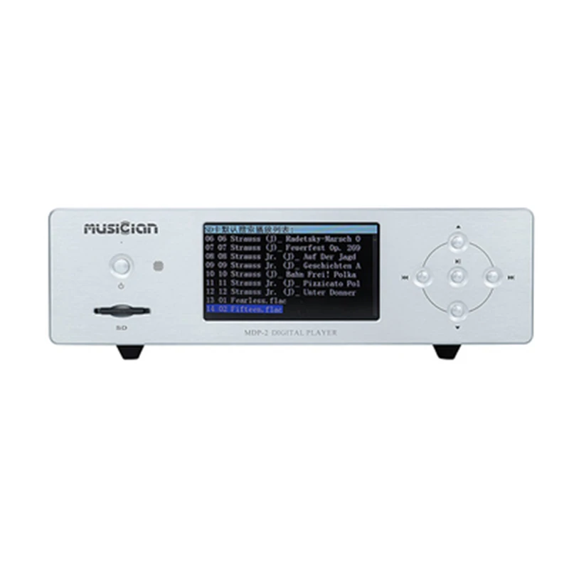 MUSICIAN MDP-2 SD Card U Disk USB Digital Player 4.3 Inch DSD Balanced I2S/Optical Fiber/Coaxial/AES Output 10W HOME Player