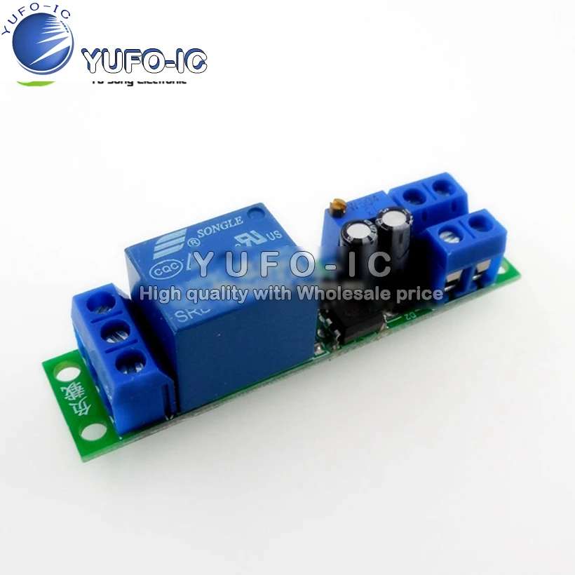 12V Delay Relay Module Auto Start Delay Switch With Optocoupler Signal Trigger Time Adjustable