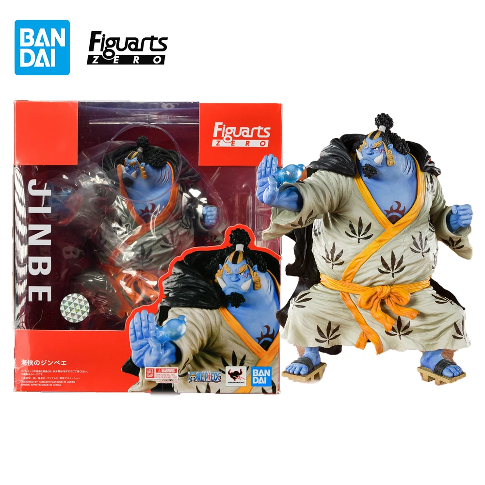 

Женская Bandai фигурка Zero One Piece Jinbe 190 мм Коллекционная Мобильная фигурка аниме экшн-модель игрушки подарки для детей