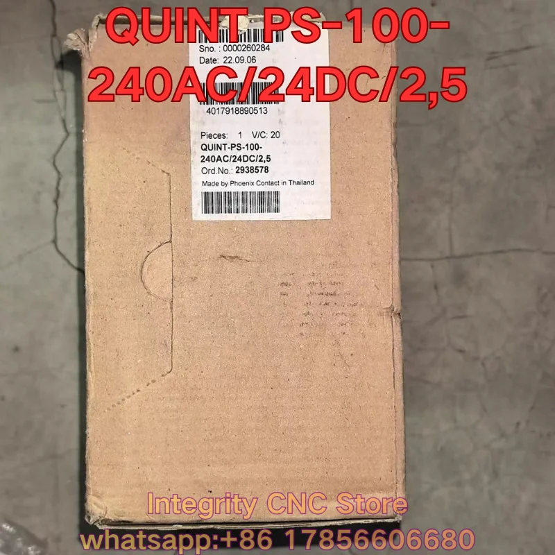 New QUINT PS-100-240AC/24DC/2,5 PLC module 2938578