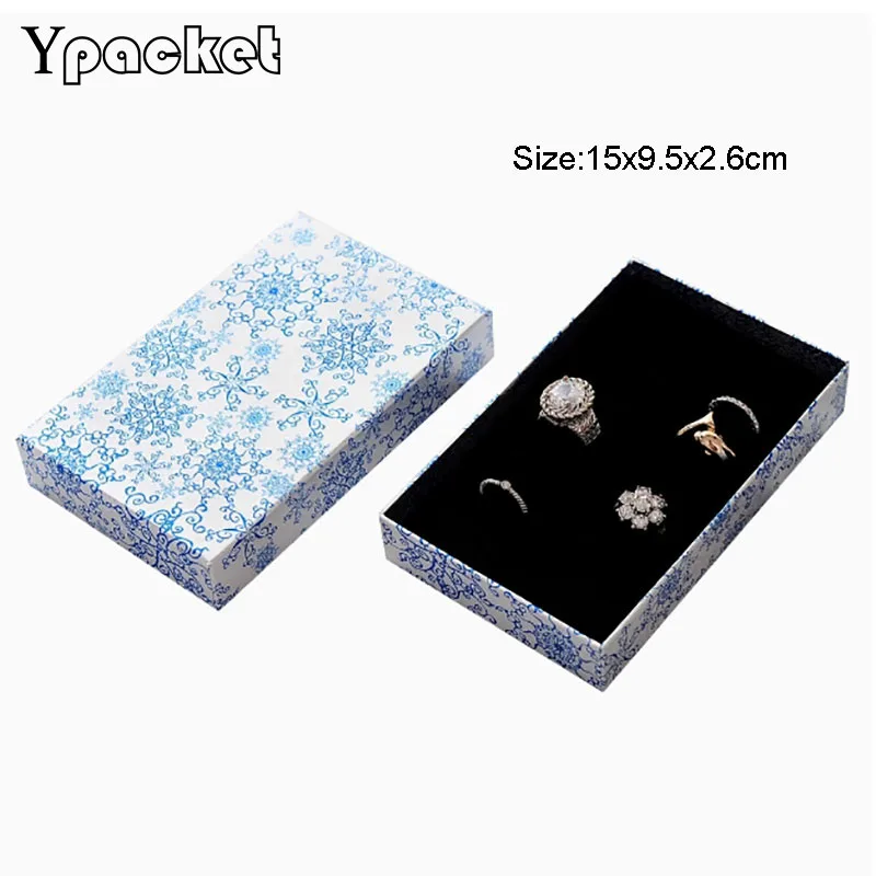 

Jewelry Gift Box Jeweller Big Jewelry Sets Box 15*9.5*2.6cm 950grams Paper Packaging For Necklace Ring Earring Display Cases