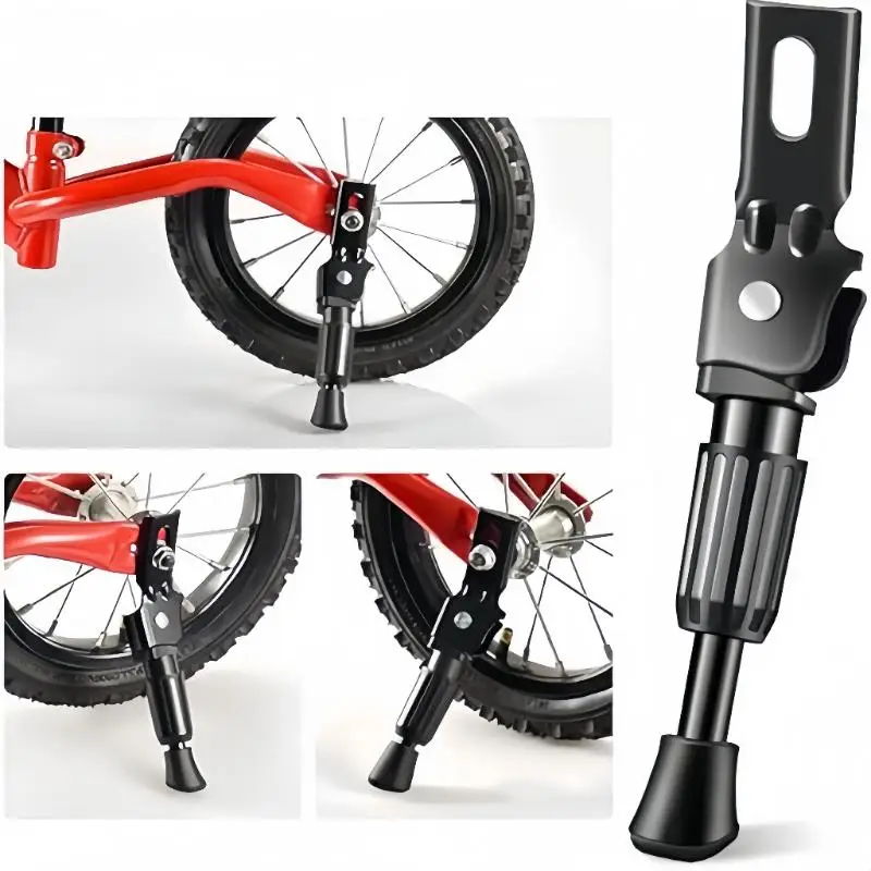 Adjustable Bike Kickstand for 12/14/16/18/20 Inch Children's Bikes Convenient Parking Accessory