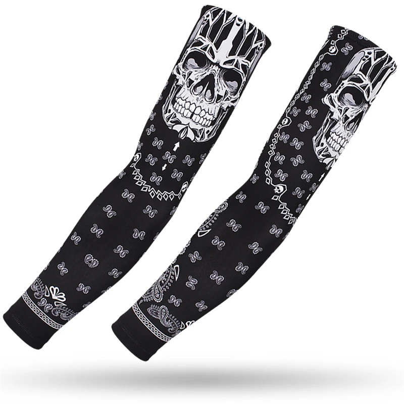 Imitation Tattoo Arm Sleeve Fashion Tattoo Sleeves Arm Warmer Unisex UV Protection Outdoor Temporary 2-piece