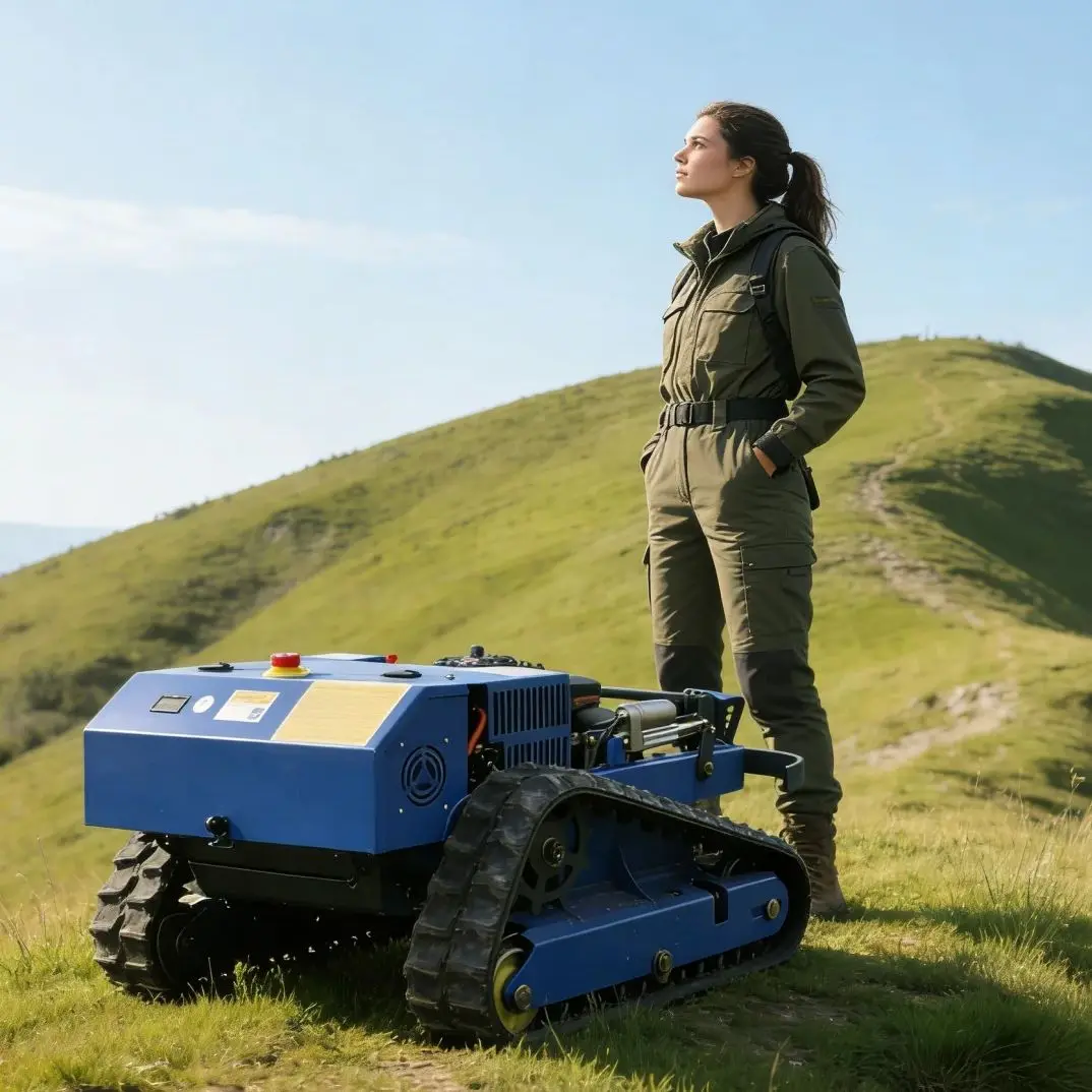 

Customized lawn mowers high-quality industrial-grade wireless rotary all-terrain remote-controlled lawn mower for gardens