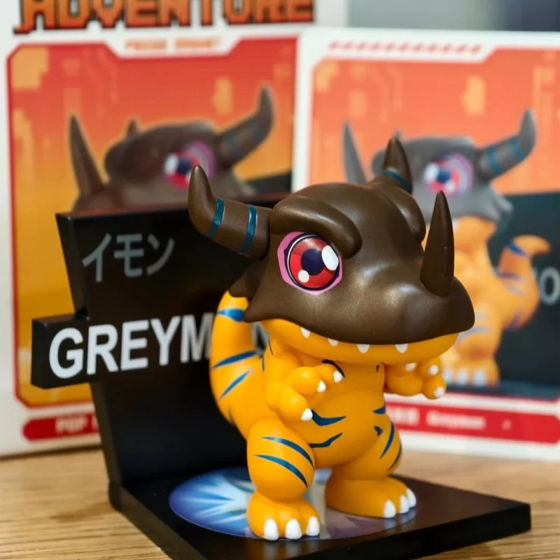 

In Stock Genuine POPMART Digimon Refrigerator Magnet Series Blind Box Figure Toy Gift Ornaments Good Birthday Gifts Customize