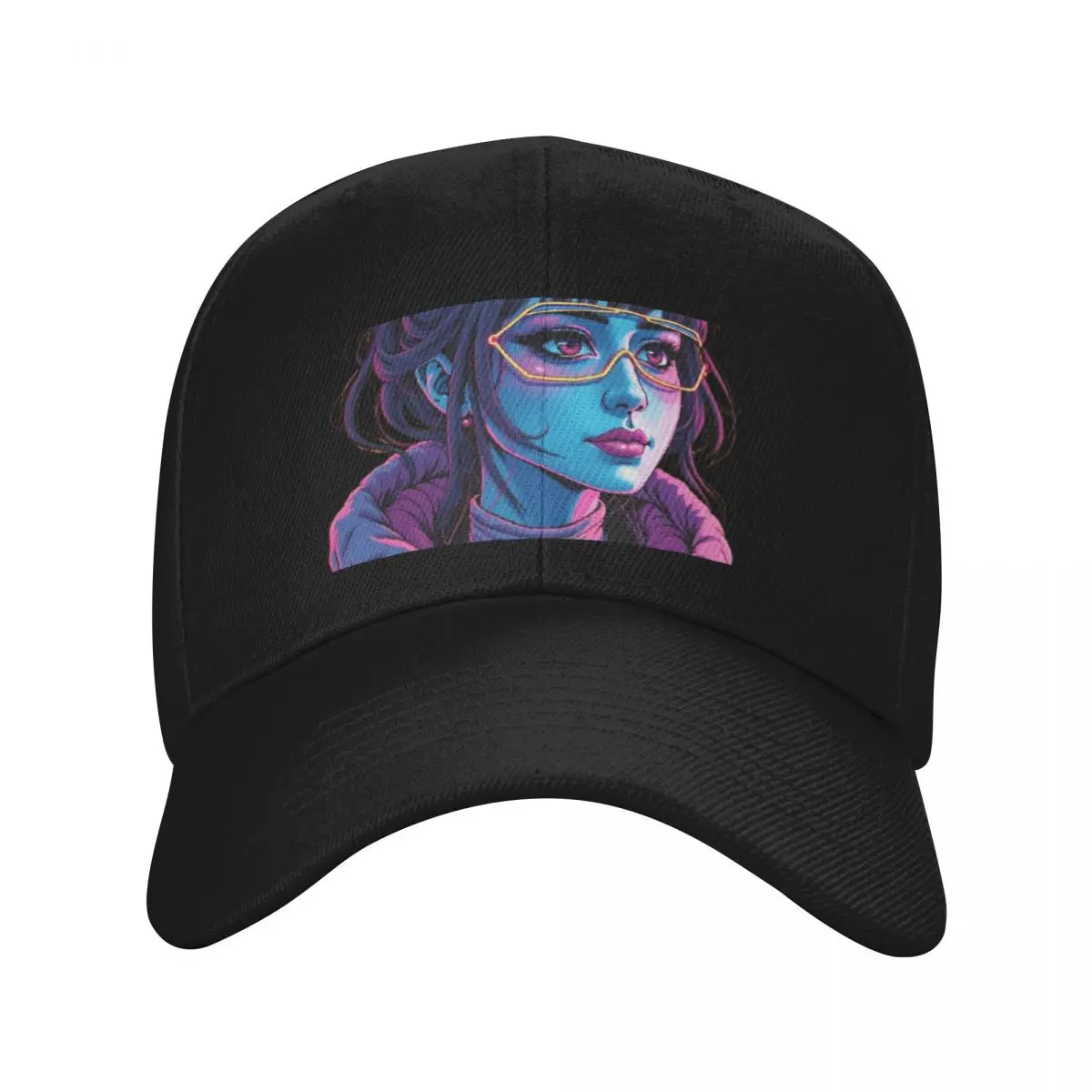 Fashion Cyber Neon Style baseball cap Travel Trips Sun Hats