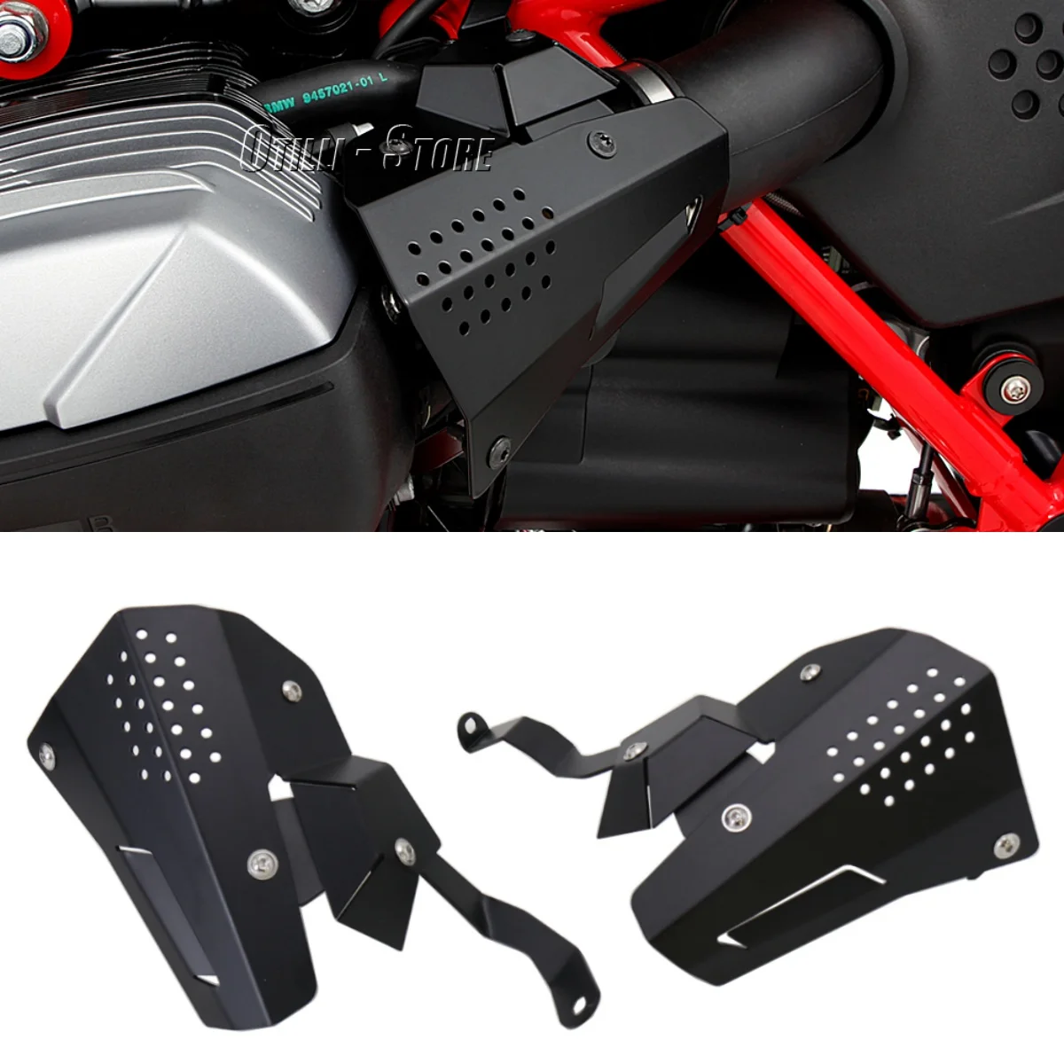 BMW R nine T R NINET Pure R9T Urban G/S RNINET Scr용 오토바이 스로틀 실린더 보호대 인젝션 시스템 커버 액세서리