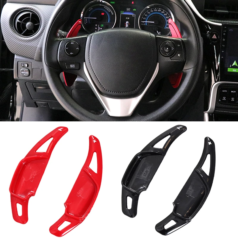 

Car Steering Wheel Shift Paddle Shifter Extended ABS Extension For Toyota Camry Corolla ALTIS REIZ Yaris Vios ZELAS RAV4 Levin