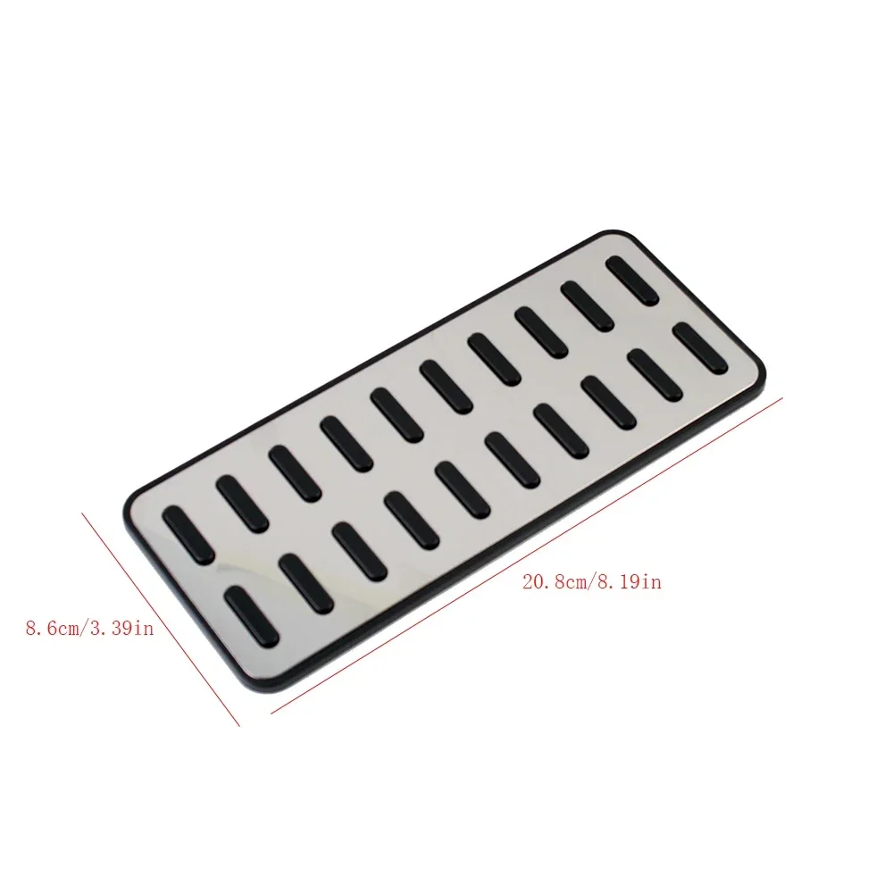 Not Slip Footrest Dead Pedal Mat Cover For Hyundai Tucson Santa Fe Kia Sportage Stinger K5 Foot Rest Pad Parts