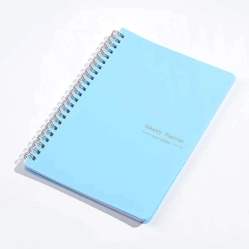 Undated Weekly Planner A5 Weekly Goals Spiral Binding Notebook Planner Agenda Record Daily Plans To Achieve Future Goals