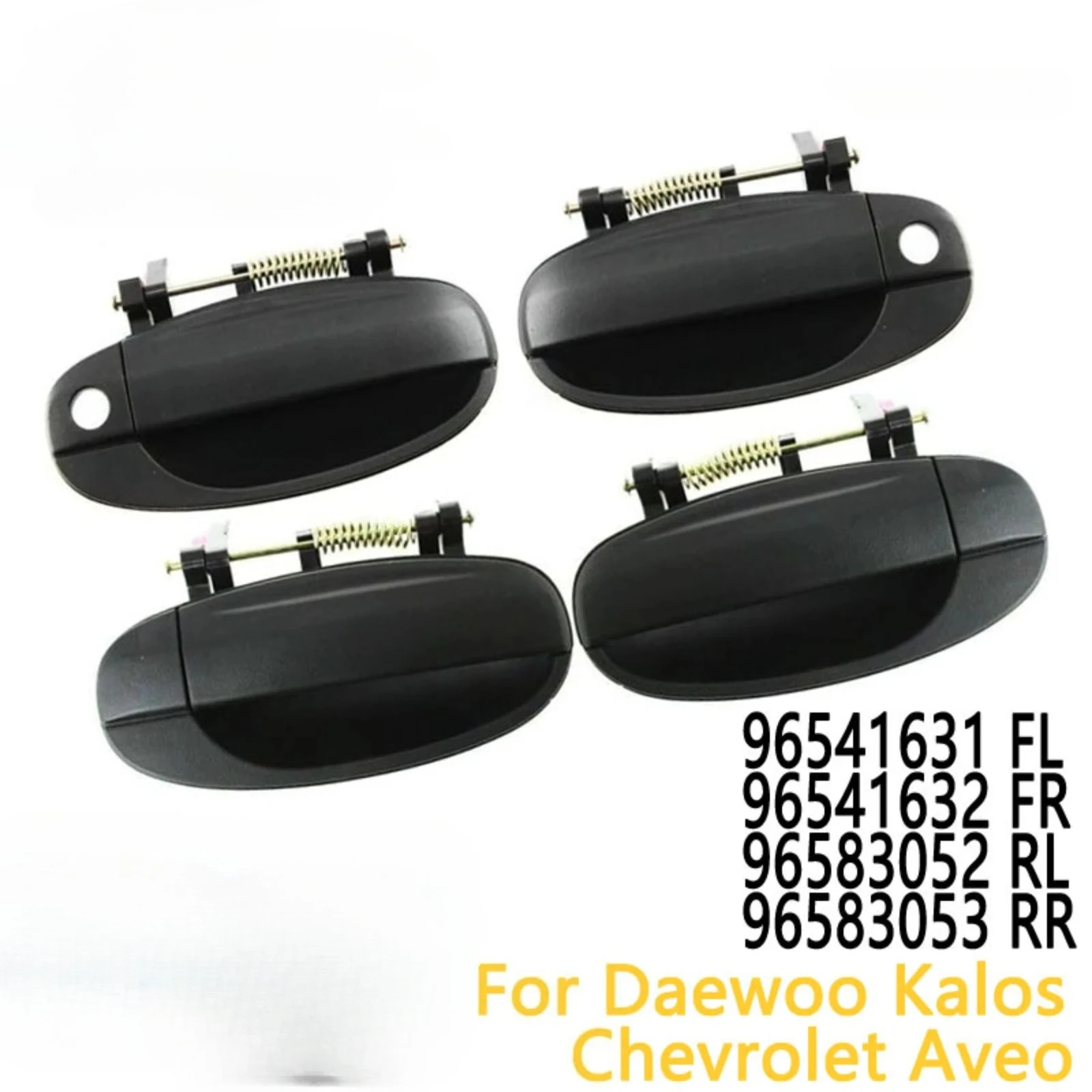 For Chevrolet Kalos Aveo Car Exterior Door Handle OE 96541631 96541632 96583052 96583053 High Quality Direct Replacement