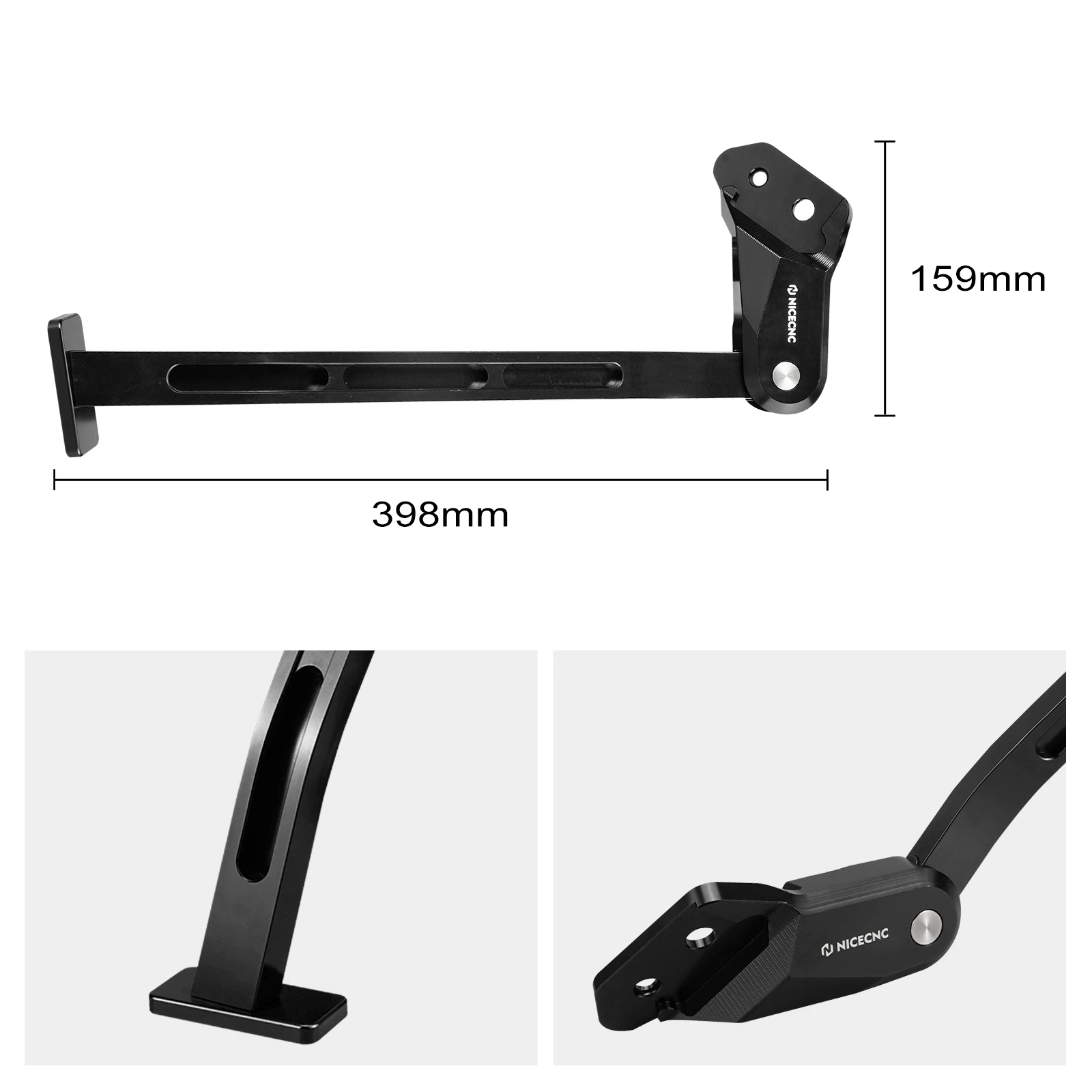 CNC for Honda CRF 250R 450R CRF250R CRF450R 2019-2024 2023 2020 2021 CRF250RX 2024 Motorcycle Side Stand Kickstand Parking Stand