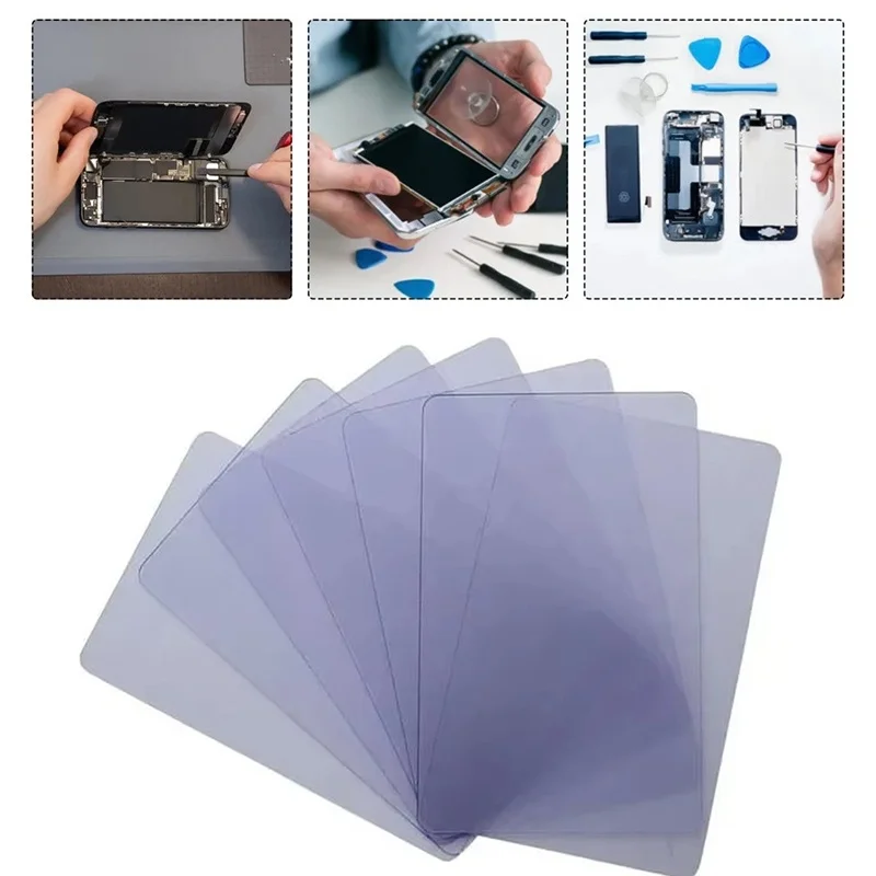 10-20Pcs Mobile Phone Opening Card 0.2mm Ultra Thin Flexible Pry Removal Tool For Mobile Phone Tablet LCD Screen Repair Supplies