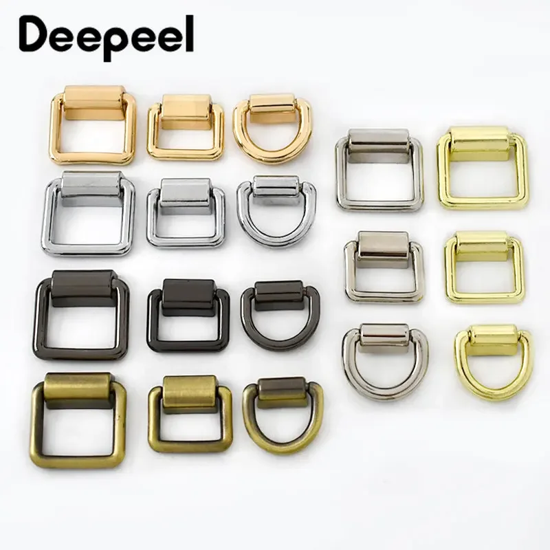 10/20pcs 15/16/19mm Metal O D Ring Buckles Handle Clasps Bag Side Clip Hanger Bags Chain Link Buckle DIY Hardware Accessories