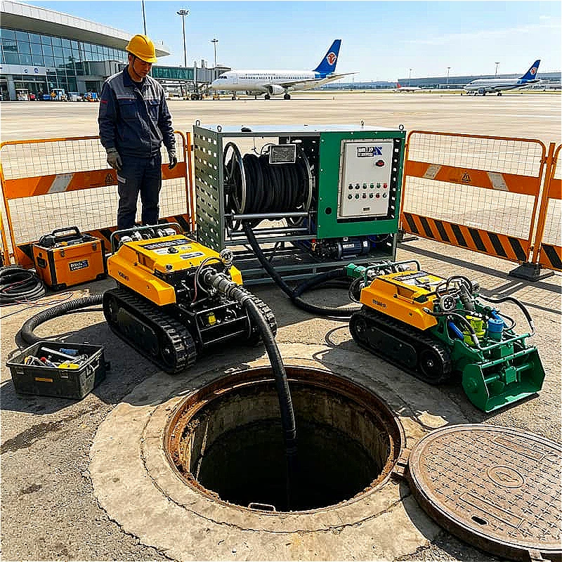 Harbour Sludge Removal Robot Submersible Crawler Cleaner for Port Dock Sediment Dredging Customized High Quality Hot Sale