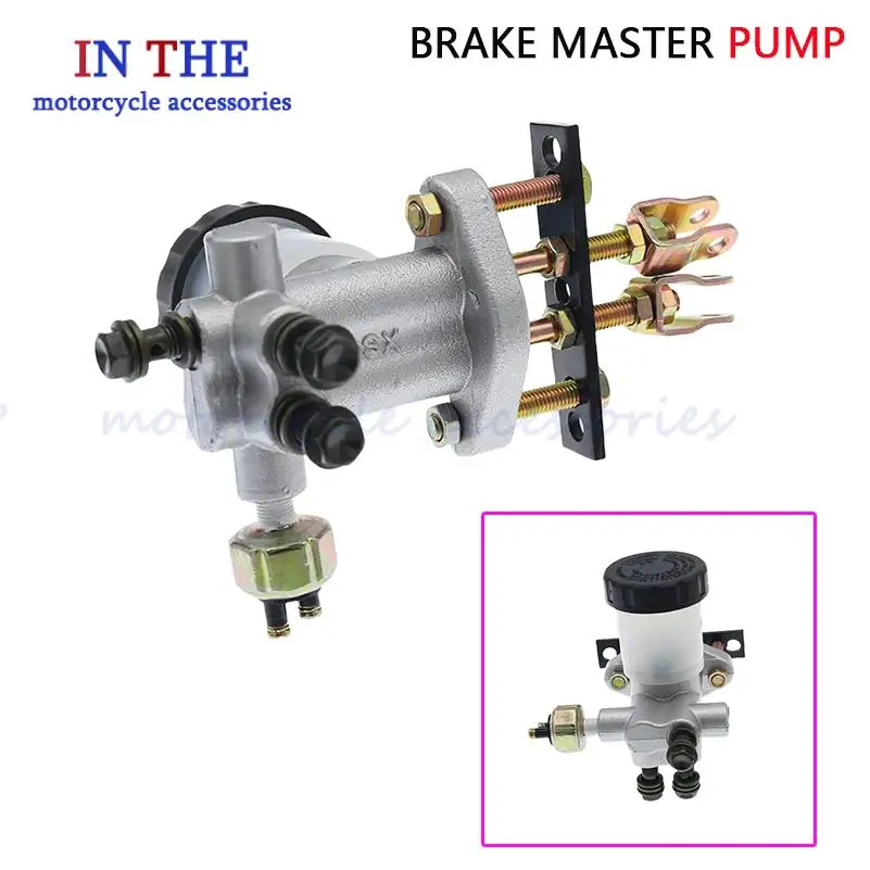 

One to three brake pumps, main pump, master cylinder, foot brake,for upper pump, go kart, ATV, four-wheel beach bike accessories