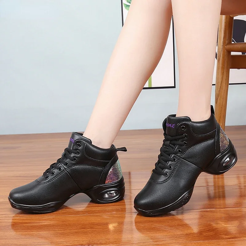 Women Dancing Boots Jazz Dance Shoes High Quality Soft Women's Ballroom Modern Dancing Shoes Ladies Dance Sports Boots