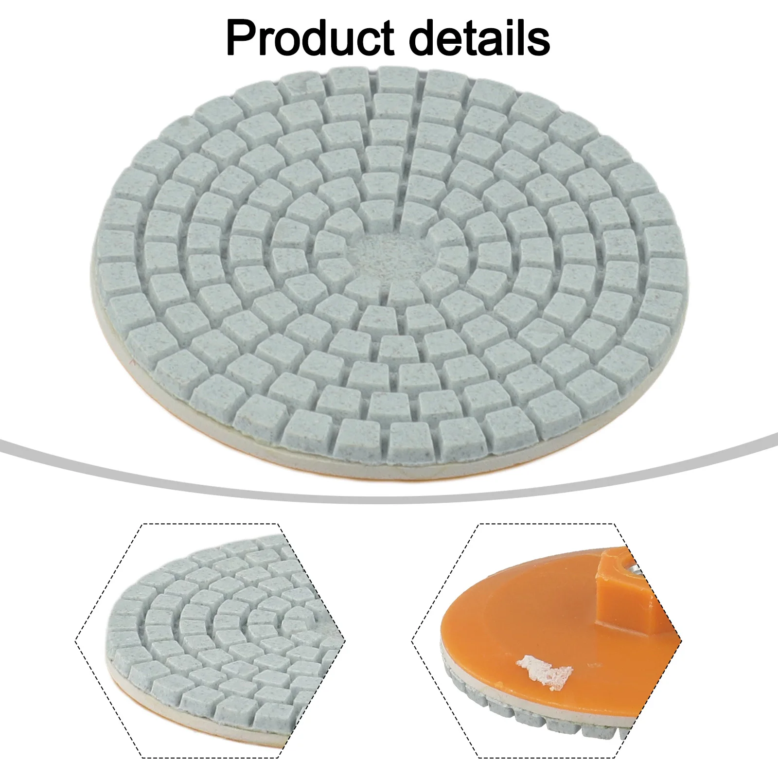 

Functional High Quality Household Polishing Pad Parts Safe Spiral Stable 3 Inch 80mm Abrasive Concrete Diamond