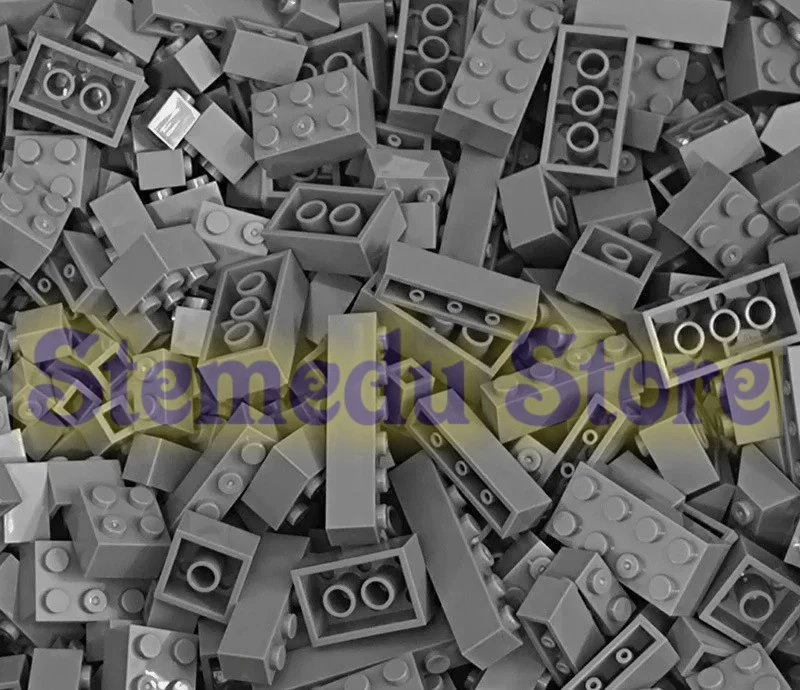 120 Stück Bausteine Bulk Lot Pack sortiert nach Farbe Ziegel Block platte Spielzeug kleine Partikel Bulk-kompatible Legoeds