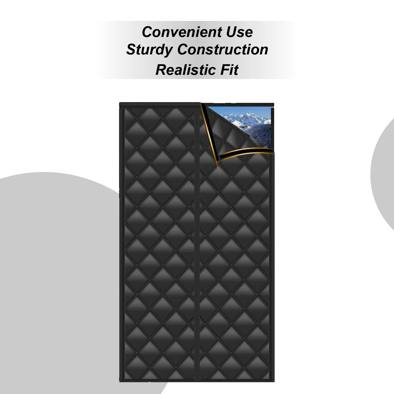 

Изоляционные шторы для дверей автофургона 33X80 дюймов, ветрозащитные магнитные складные двери, изоляционный чехол для путешествий, защиты на открытом воздухе, кемпинга