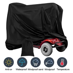 Mobility Scooter Cover Waterproof Wheelchair Storage Cover 190D Oxford Fabric Rain Protector Dustproof Bicycle Motorcycle Cover
