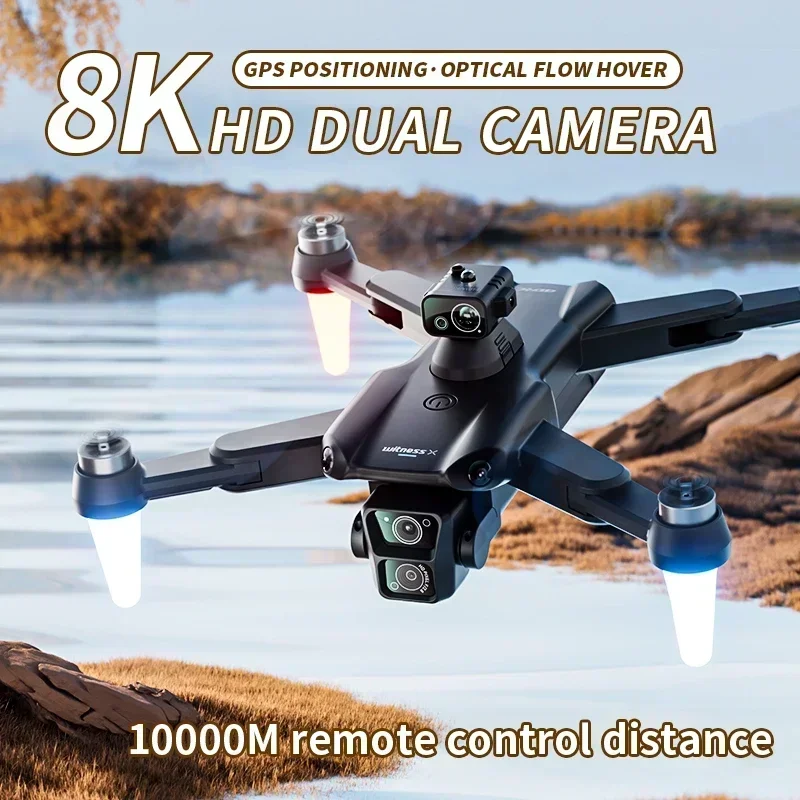 F14 RC Drone Pro fessional 8K HD GPS ESC Camera Obstacle Avoidance Aerial Laser Photography Optical Flow Foldable Quadcopter Toy