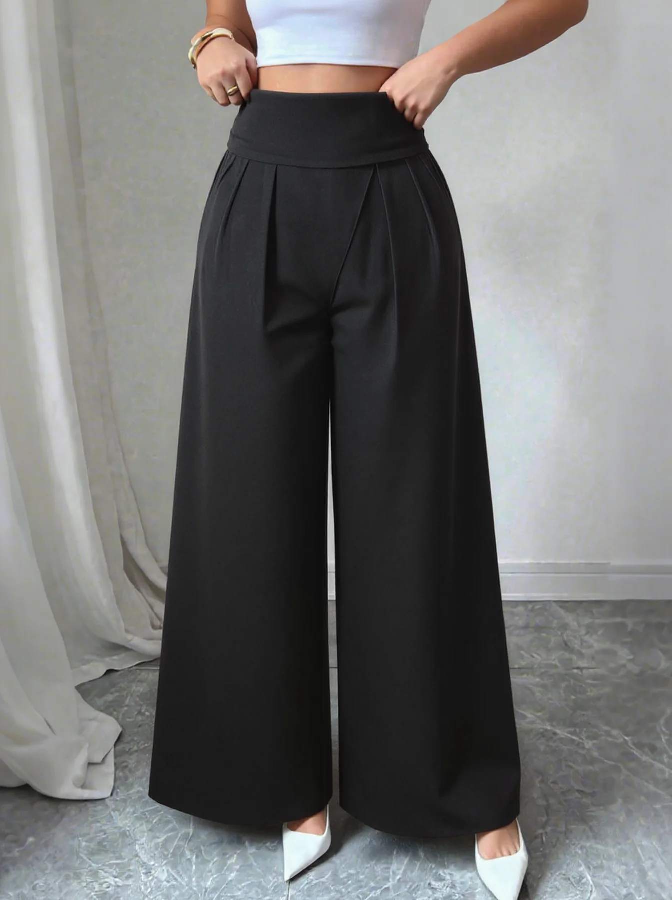 Women`s High Waist Wide Leg Pa - đánh giá và giá Women Formal Wear Xxl