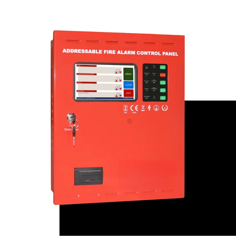Wireless and  Wired  Addressable  Fire Alarm Control Panel Fire Alarm System Multi-language