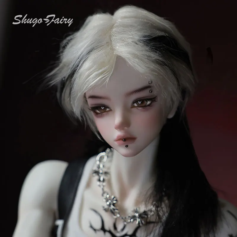 Suxi Bjd Doll 1/4 Fullset Bubo Punk Rock Style Girls Toys Resin Ball Jointed Dolls Art Collection Oueneifs Shugafairy