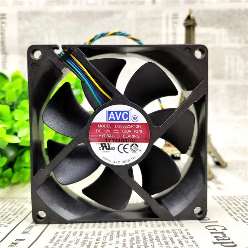 Cooling Server Fan For AVC DS09225R12H 9025 12V 0.50A 9CM Large Air Volume