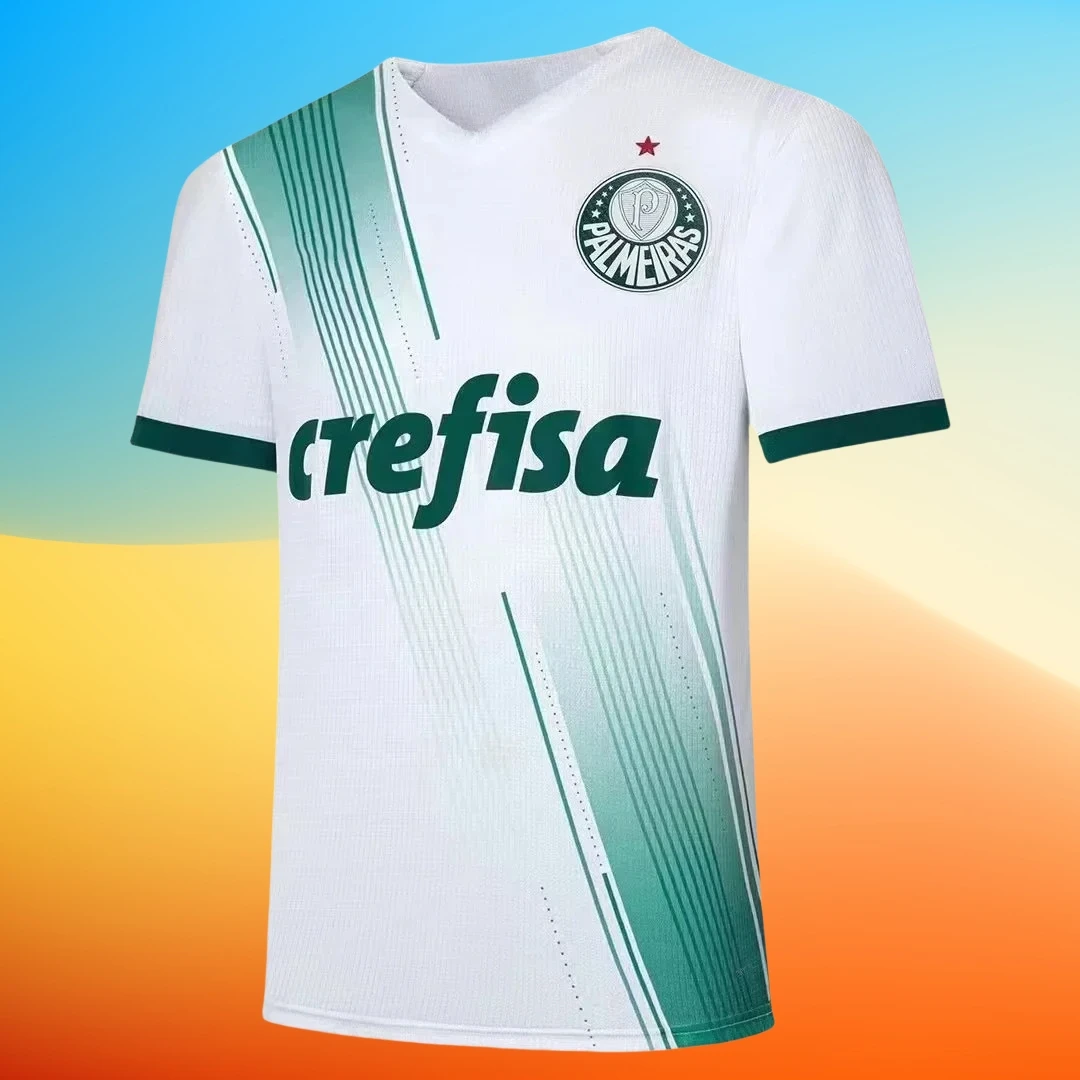 

New Fashion Palmeiras Football Jersey Men Women Clothes Breathable Quick-Drying Oversized Elastic Sports Casual Training T Shirt
