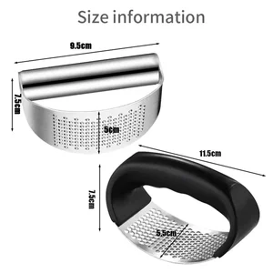 مطور الفولاذ المقاوم للصدأ الثوم الصحافة ، دليل ، الثوم ، الزنجبيل ، الهزاز ، قطع الثوم ، أدوات الانتقاء ، أدوات المطبخ أعلى 6 مبيعات دراكولا للثوم - رقم 3