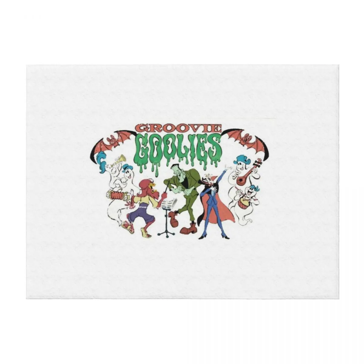 

Vintage, Distressed Groovie Goolies Throw Blanket Camping decorative Luxury Designer Bed covers Blankets