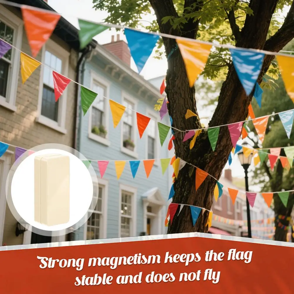 

Outdoor Banner Weight Rectangle Flag Weight Heavy Duty Magnetic Flag Weights for Outdoor Curtains for American for Garden